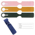 Factory Baggage Handbag School Bag Airline Tag Cheap Faux Leather Luggage Tags for Suitcase Hangtags