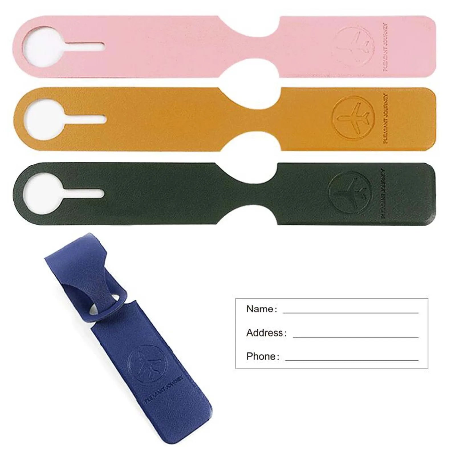 Factory Baggage Handbag School Bag Airline Tag Cheap Faux Leather Luggage Tags for Suitcase Hangtags