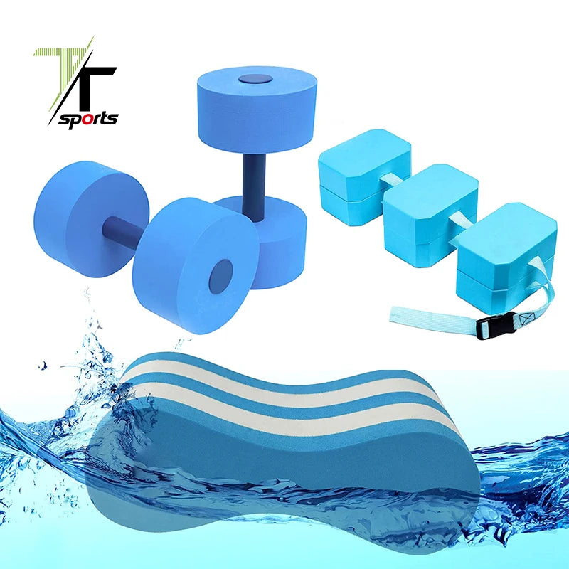 5 Piece Water Aerobics Aquatic Fitness Set Pool Exercise Equipment Foam Water Dumbbell