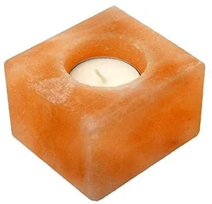 Himalayan Tea Light by Silk Route Home 900g-1.2kg Wholesale Natural Himalayan Rock Salt Lamp Candle Salt Lamp