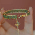 Wholesale Butterfly Hetian Jade Beaded Bracelet Delicate and Elegant Design for Wedding Anniversary or Gift