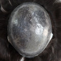 Popular 8-10" Injection Skin Silky Straight Indian Human Hair Man Hair Unit Toupee