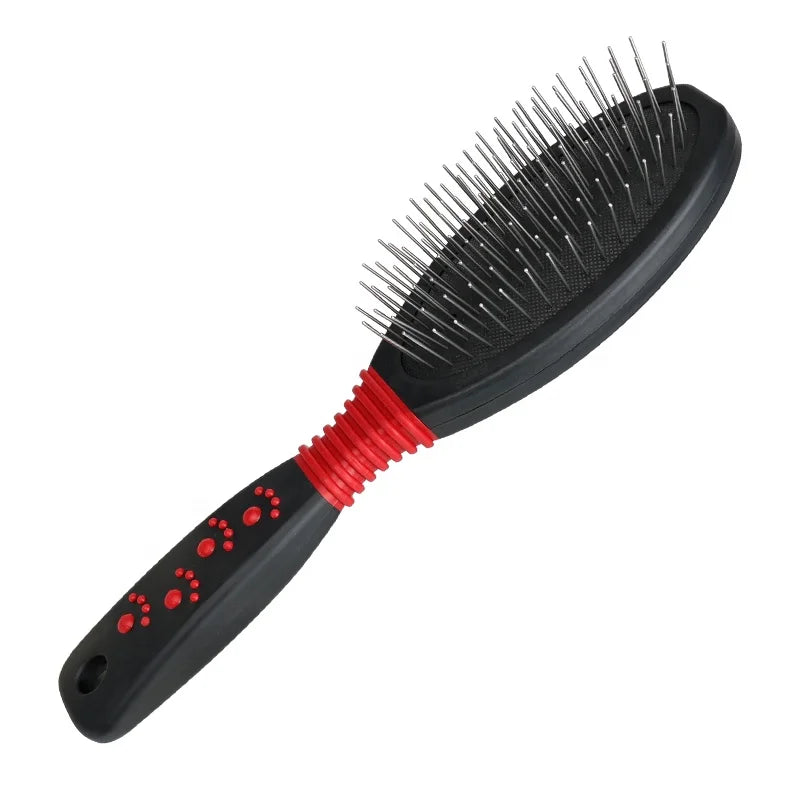 Factory Wholesale Color Box Packaging Long Pin Cat Hair Comb Cepillo Para Perro Dog Pet Grooming Needle Comb for Animals