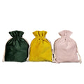 Custom Logo High Quality Drawstring Velvet Fabric Jewelry Bag Luxury Gift Pouches for Jewelry Bags