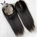 Beauty Girl New Arrival Woman Hair Virgin Brazilian Remy Women Dark Brown Toupee Human Hair Silk Base Topper in Stock