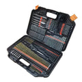 Pexmientas 246PCS Hand Tools Carry Case Titanium Hss Twist Drill Bit Set 246pcs Combination Drill Bit Set MegaBDM