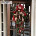 Christmas Garland Door Ornament Decoration Hanging Wreath Cabinet Hanging Rattan for Party Decor Christmas Wreath Garland