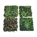 1m*1m UV Protected Indoor-Outdoor Artificial Boxwood Top Fence Decorative Flowers Plants Home Background Wall Grass Privacy