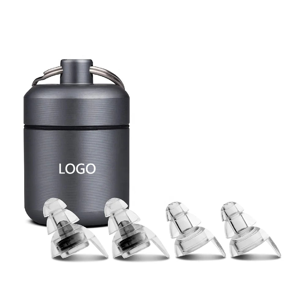 High Fidelity Music Earplugs Reusable Noise Cancelling Soundproof Musician Ear Plugs for Concert DJ Festivals