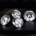 Factory Price  GRA Certificate White DEF VVS Round Cut Synthetic Moissanite for Jewelry Making
