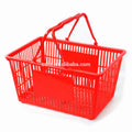 30L 505*345*250mm Colorful Durable Supermarket Shop Plastic Shopping Basket MegaBDM