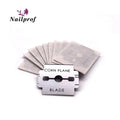 Nailprof Corn Cutter Shaver Blades Stainless Steel Foot & Toe Rasp Skin Care Replacement Pedicure for Finger