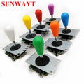 8way Arcade Game Fighting 5Pin Joystick With American Style Oval Balltop and Octogonal Restrictor for Jamma Mame Raspberry Pi