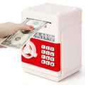 Children's Electronic Piggy Bank Toy Safe Plastic Cash Box with Auto Grab Bill Slot Money Saving Jar for Kids Adults Low Price