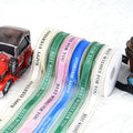Factory Customized Personalized Printing logo Satin Ribbon Floral Decoration Ribbon for Packaging Decoration Printing