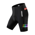WOSAWE Men's Cycling Shorts 3D Padded Breathable Colorful Reflective Sports Elastic Road Bike Anti-slip Tights