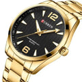 CURREN Watch for Man 8434 Luxury Gold Stainless Steel Bracelet Waterproof Wrist Watch Quartz Men Watches Relogio Masculino