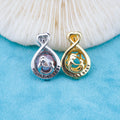 C030119 Sterling Silver Freshwater Pearl Cage Pendant Necklace Jewelry Locket for Pearl Party