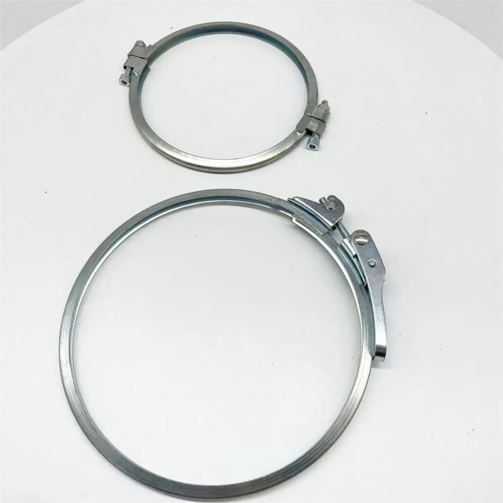 150mm Galvanized slim ring for clamp together duct in dust collection / air filtration system
