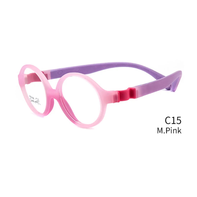 Osicare Flexible TR90 No-Screw Eyewear for Youth Bendable Sports Child Spectacles with Youthful Lens Kids Glasses for Children