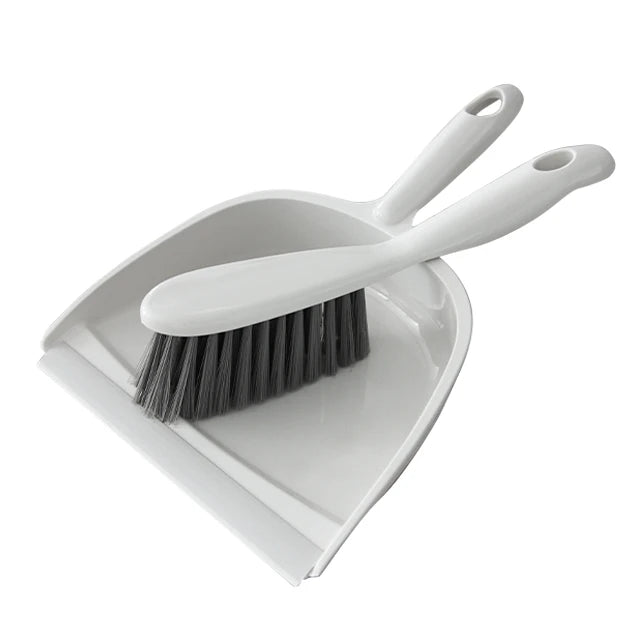 Handheld Broom and Dustpan Set with PP Material Broom Head for Cleaning Kitchen Floors Tables Animal Cages