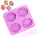1068 6 Butterfly Flower Oval Shape Soap Mold Silicone Silicone Mold for Candle Making Silicone Mold for Soap Candle Making Resin