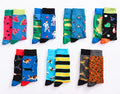 Whale Wholesale Manufacturers AB Male Cotton Mismatched Socks Men's Cotton Foot Unisex Daily Comfortable Crew Women Socks