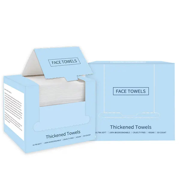 Wholesale Disposable Soft Towelettes Facial Cloths for Home Use Skin Care Makeup Remover and Cleaning Face