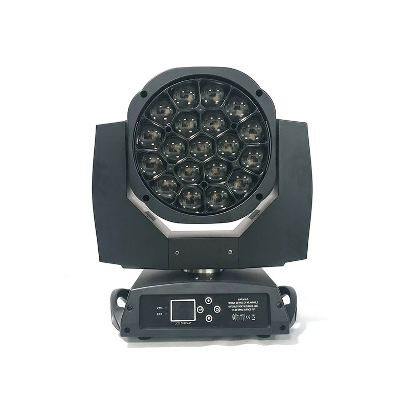 RGBW 4in1 19pcs 15W Amazing Effect Big Bee Eye Zoom Wash Led Moving Head Light for Disco Stage Nightclub Lighting