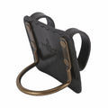 Tourbon Hand-made Premium Leather Heavy Duty Steel Loop Hammer Holder Tool Loop axe Holster