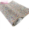 Hot Selling 24*40cm Self-Adhesive Sheet Rhinestone Flat Crystal Stone Mix Color for Bottle/Cup Crafts Accessories