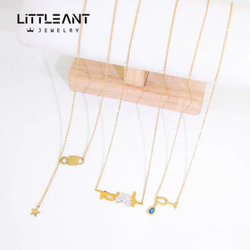 Little Ant Jewelry Wine Glass Necklace 18k Gold Plated Stainless Steel Necklace