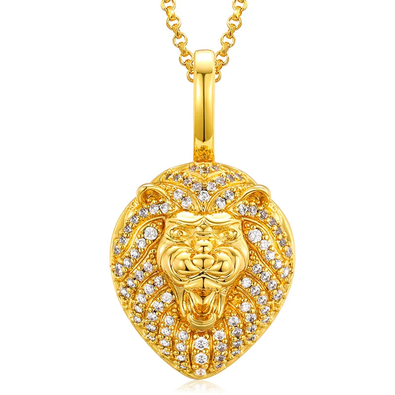 Fashion 925 Sterling Silver Silver Gold Rose Gold Iced Out Hip Hop VVS Moissanite Diamond Cross Pendant Necklace
