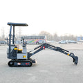 SAAO Tracked Mini Excavator 1 Ton 2ton Ce Epa Certified Garden Farm Crawler Small Digger Micro Excavator