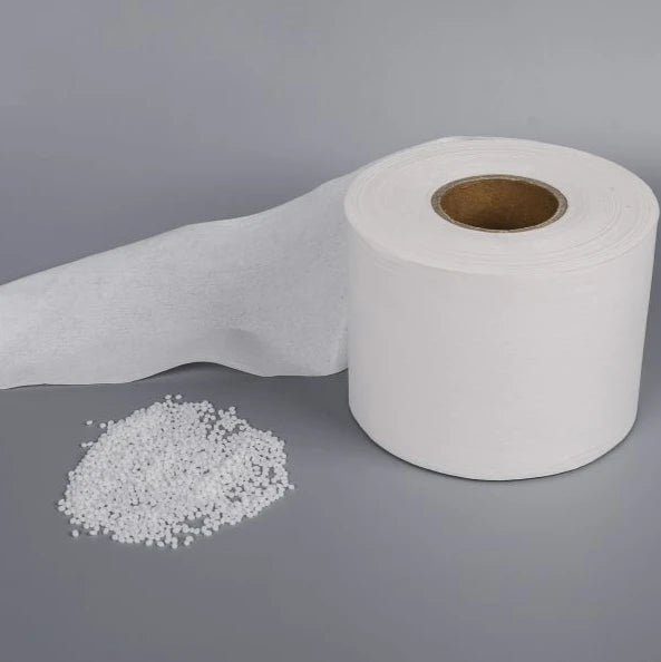 China Factory's Breathable Fusible Short Fiber Spunbond PET Non-Woven Material Pes Spun Bonded Polyester Filter Media