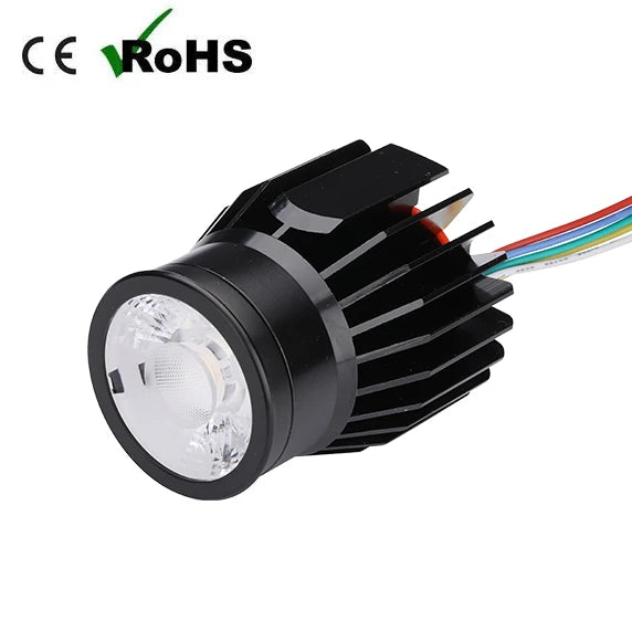 Benory 24v 12W Cri95 RGBW Loxone Tree Pwm Dimming Spotlight KNX Pwm Dali Dt8 Control4 Casambi DMX 12Â°/24Â°/36Â° Smart Lighting