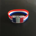 Hot Selling New Design National Flag LED Wristband Party Decorations Bracelet with DMX Control for Sports Events