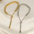 Wholesale New Simple Fashion Jewelry Titanium Steel Trendy Drawstring Design Bracelets