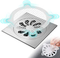 30 Pack Disposable Hair Catchers Strengthen Paste Hair Catcher Drain for Shower Bathtubs Kitchen