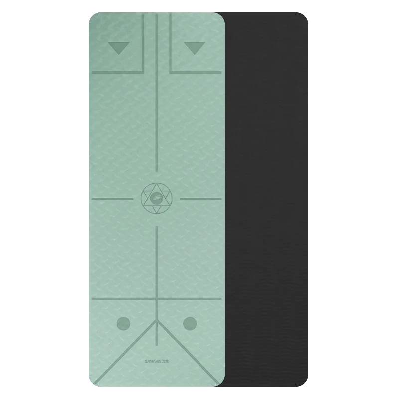 SANFAN Wholesale Fitness Eco Friendly 6mm 8mm Gym Rubber Floor Mat 66cm Width Oversize Yoga Mat Manufacturer Yogamat