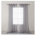 Wholesale Lightweight Grey Voile Sheer Tulle Curtains for Home Living Room Windows