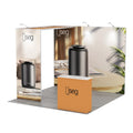 Qseg QS-3x3-240809 10x10ft Trade Show Booth Single Bridge Dye-sublimation Printing Portable Aluminum Frames Easy Setup Modular MegaBDM