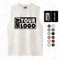 CB120-QL300 Unisex Summer Tank Tops Custom Solid Casual Men's Gym Workout Breathable Suede Fashion Women's Sleeveless Top