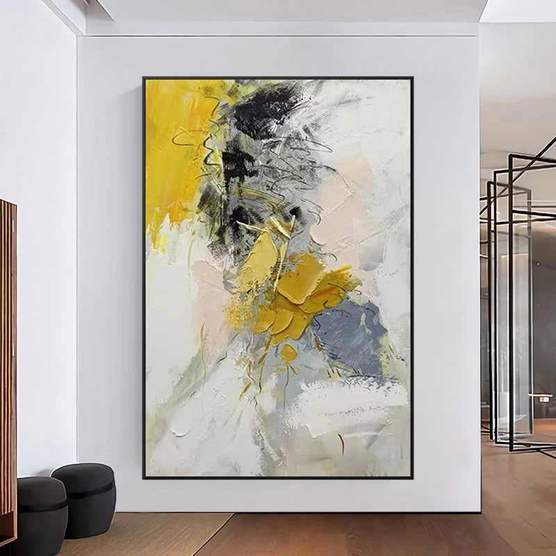 Custom Hand Painted Oil Painting on Canvas Abstract Modern Canvas Wall Art Painting for Living Room Home Decor