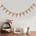 Custom Happy Birthday Banner 100% Natural Jute Burlap Banners for Decor