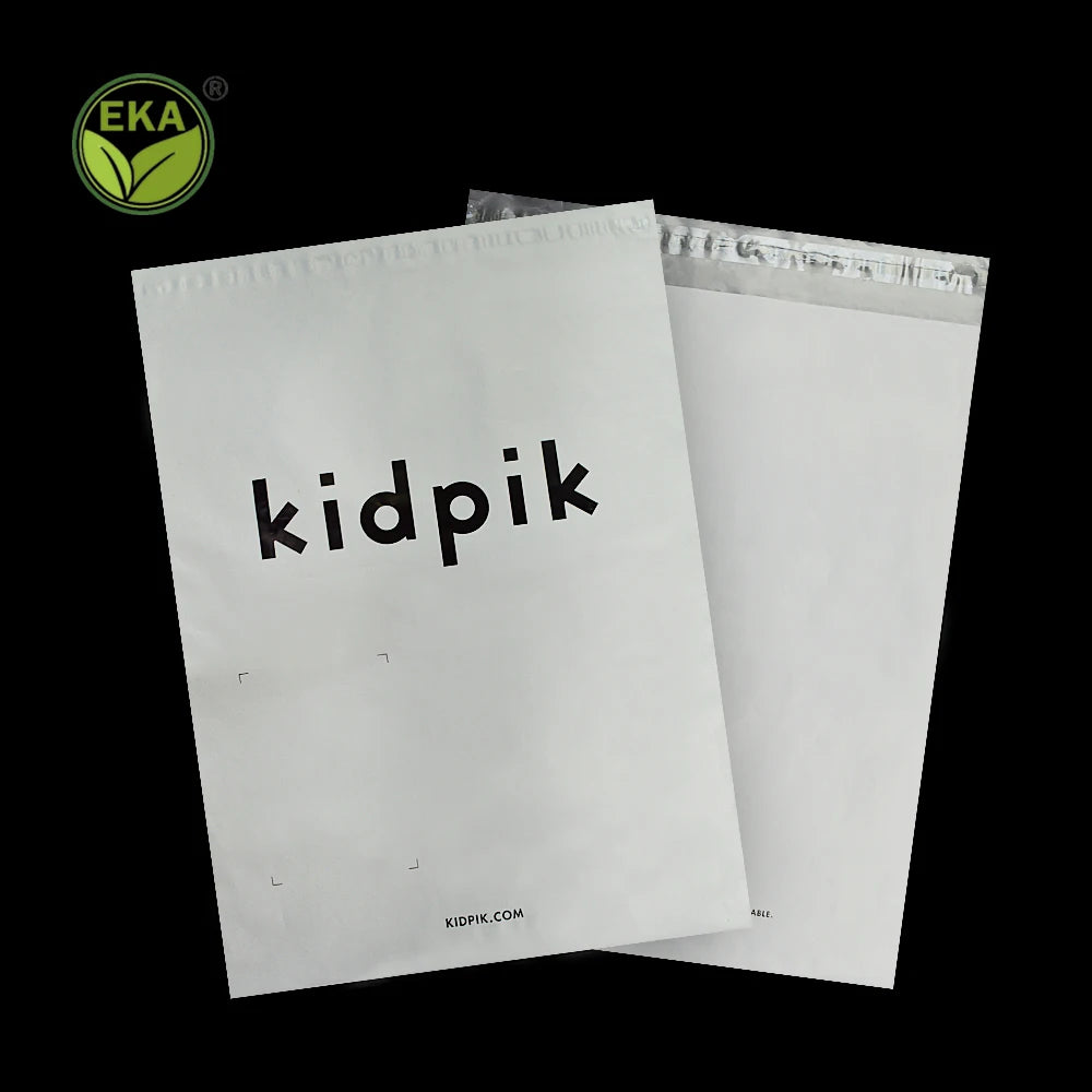 Custom Logo Printed Eco-friendly Recycled Tear-proof Pink Satchel Postage Courier Mailing Bags