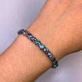 Luster Vvs Moissanite Tennis 925 Sterling Silver Mossainte Tennis Chain Bracelet