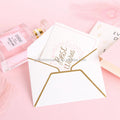 Customized Luxury  Folding Printed Foil Thank You Cards Popular Greeting Card