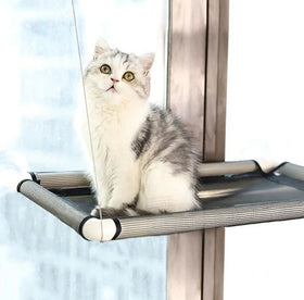 Cat Resting Seat Perch Window Hammock Cats Kitty Safety Bed with Durable Heavy Duty Suction Cups Cat Bed Holds up to 18KG