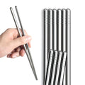 Dishwasher Safe Japanese Metal Chopsticks18/8 Stainless Steel Asian Chop Sticks